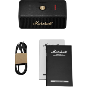 Marshall Emberton III Portable Bluetooth Speaker (Black & Brass) — vue 6