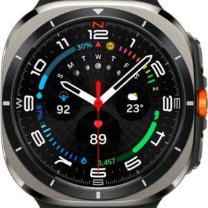Samsung Galaxy Watch Ultra 2025 argent titane — vue 3