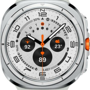 Samsung Galaxy Watch Ultra 2025 blanc titane — vue 3