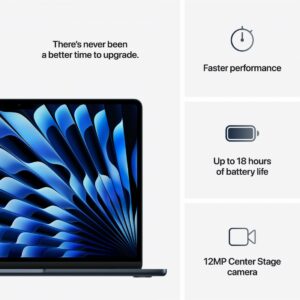 MacBook Air M5 13 pouces 16 Go 512 Go – Midnight — vue 5