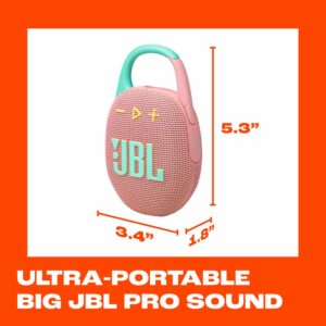 Haut Parleur Sans Fil JBL Clip 5 – ROSE — vue 2