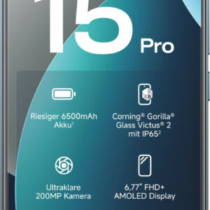 Redmi Note 15 Pro 4G Bleu — vue 2