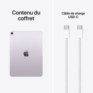 iPad Air M4 13 pouces (2026) Wi-Fi 128 Go Mauve — vue 2